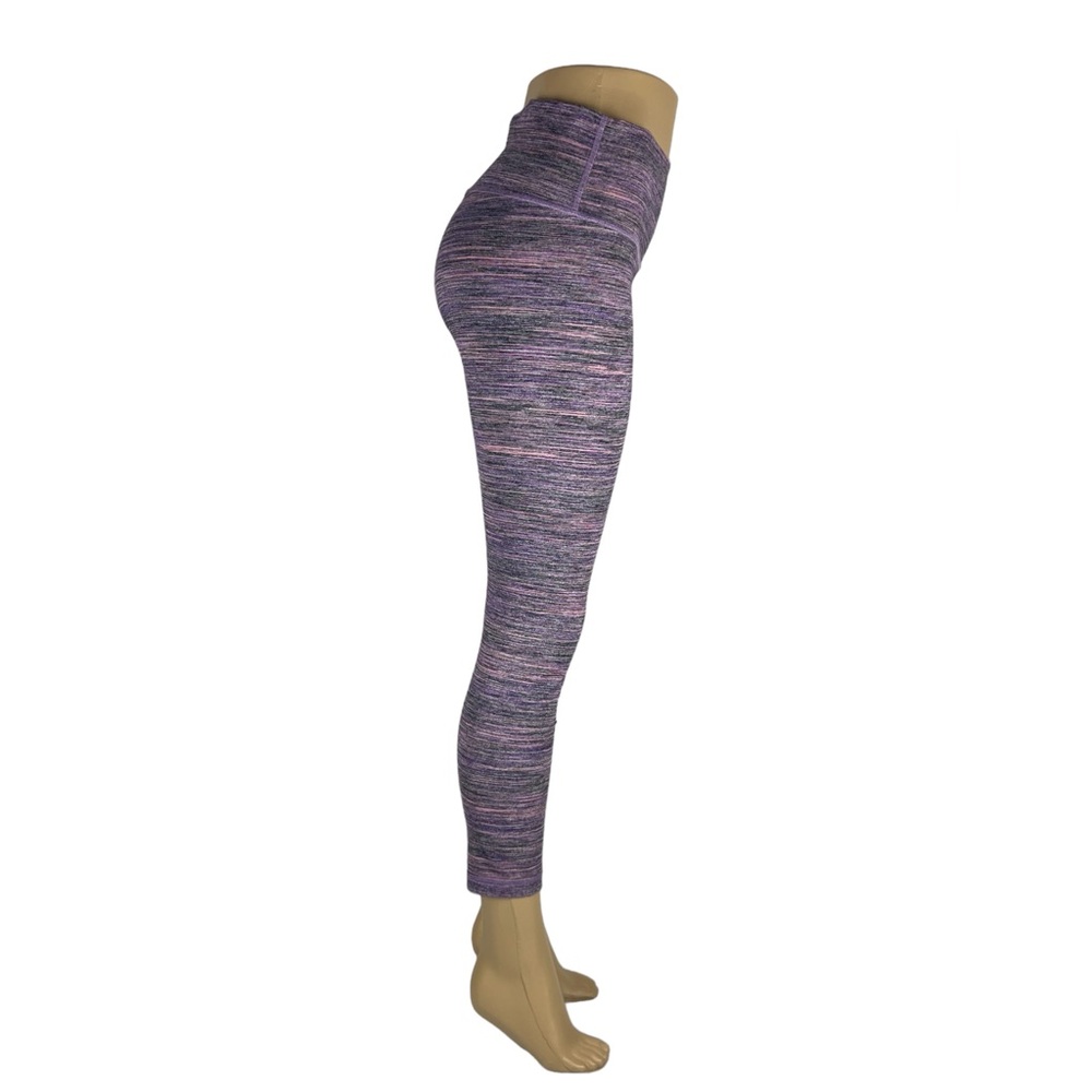 Lululemon Womens 8 Leggings Wunder Under Crop Heathered Purple 26” Inseam EUC - Picture 6 of 11